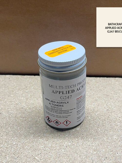 BATHCRAFT APPLIED ACRYLX G247 BISCUIT