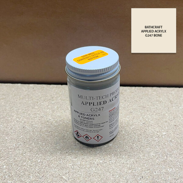 BATHCRAFT APPLIED ACRYLX G247 BONE
