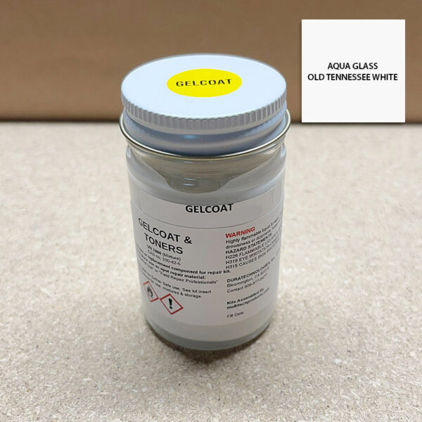 GELCOAT AQUA GLASS OLD TENNESSEE WHITE