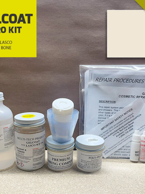 GELCOAT PRO KIT WITHOUT PREVAL LASCO BONE