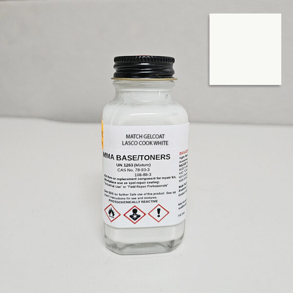 MMA ACRYLIC GELCOAT LASCO COOK WHITE