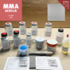 MMA ACRYLIC SINGLE REPAIR KIT SPA ICE GRAY