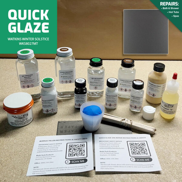 QUICK GLAZE ACRYLIC WATKINS REPAIR KIT WINTER SOLSTICE